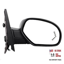 Heated Power Passenger Side Door Mirror with Amber Turn Signal Puddle