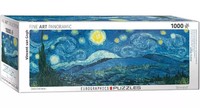 628136653091 Puzzle 1000 ElementóW. GwiaźDzista Noc. Panorama, Vincent Van Gogh