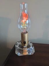 Vintage Duro Lamp Aerolux Style Flower Leaves And Bird 