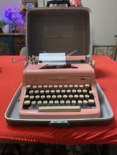 Rare! 1957 Vintage PINK Royal Quiet DeLuxe Portable Typewriter FREE SHIPPING thumbnail