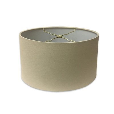 , Inc. Shallow Oval Hardback Lamp Shade, HB-611-10LNBG, Linen Beige, (8.5 x5....