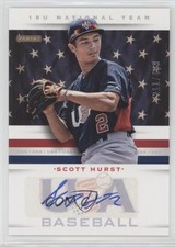 2013 Panini USA Baseball Box Set 18U National Team /499 Scott Hurst #8 Auto 0f8