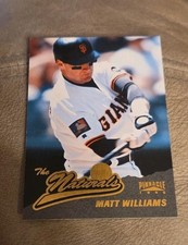 1996 Pinnacle Baseball Card #160 Matt Williams NAT