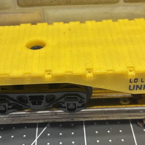 Coche plano amarillo Union Pacific LIONEL 6-9020, 9020, calibre O, envío gratuito a EE. UU. - Imagen 3 de 23