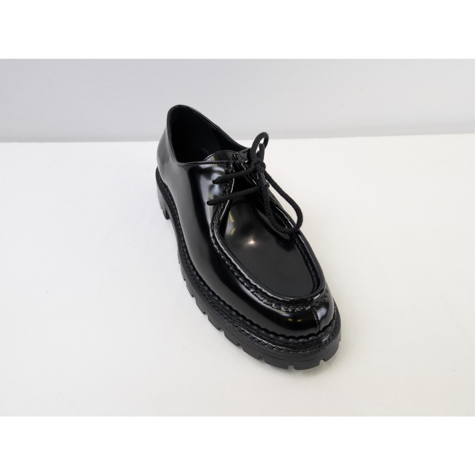 Saint Laurent Paris Malo 20 Derby Shoe Boots in Black BNWB 41 image 3