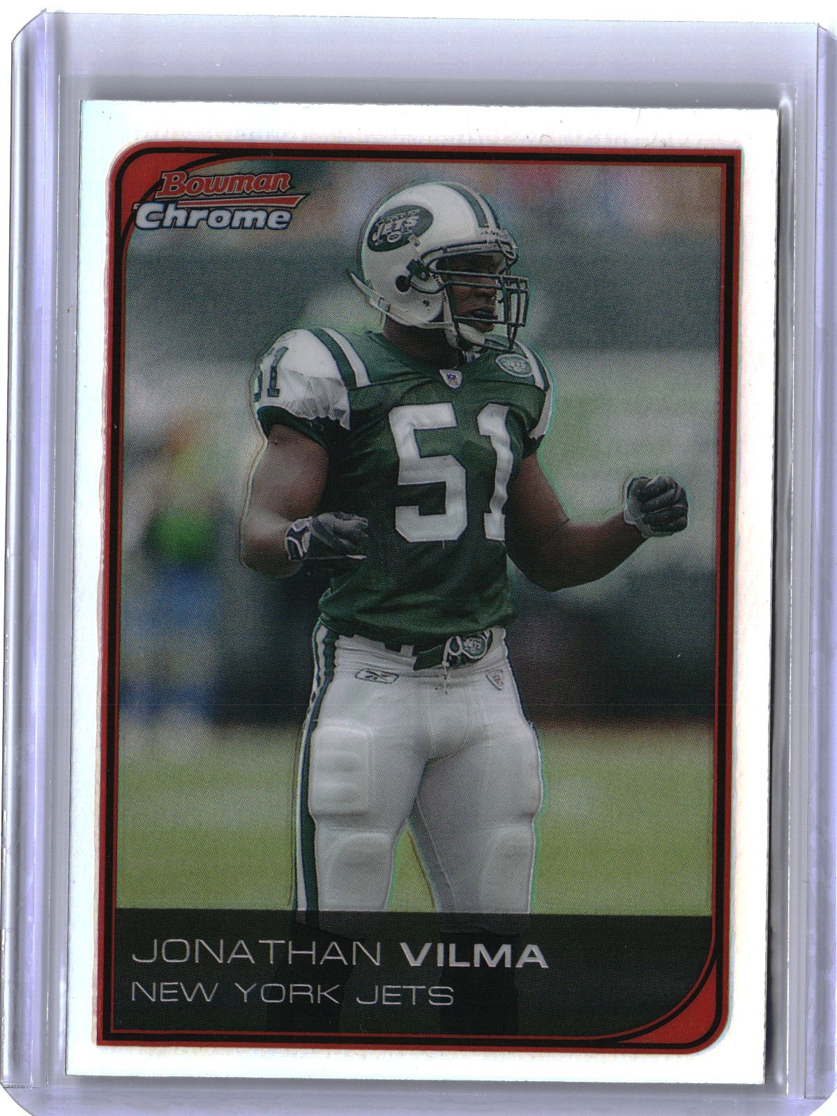 2006 Bowman Chrome #140 Jonathan Vilma Refractor