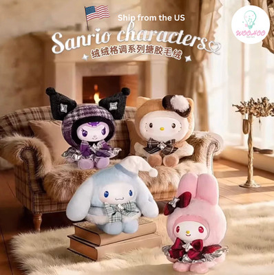   Moetch x Sanrio Characters Fluffy Snuggles Series Vinyl Plush Blind Box Toy