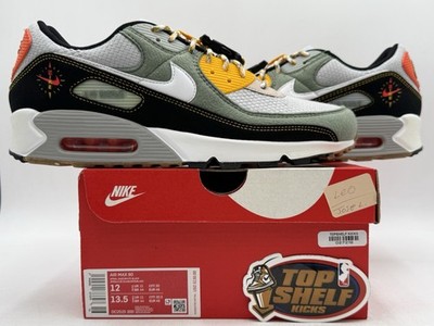 DS New Nike Air Max 90 Fresh Perspective Buckle Spiral Sage Size 12 2020