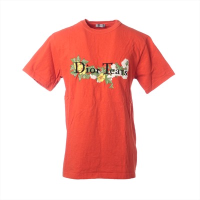 希少コラボ【Denim Tears x Dior】ディオール&ティアーズ Tshirt Dior x Denim Tears Cotton T-shirt S Men's Orange