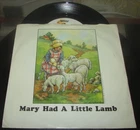 PAUL McCARTNEY & WINGS  Mary Had a Little Lamb ORIG 1st 1972 APPLE PIC COVER 7"