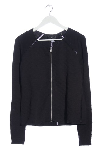 MAISON SCOTCH Chaqueta de tela de sudadera Mujeres Sudadera Talla EU 38 negro