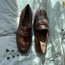 The Corinne Lugsole Loafer Madewell Size 8 Dried Maple Leather