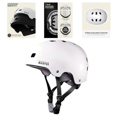 Lightweight and Durable Multi-Sport Helmet with Removable Liners - Large Size