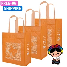 H‑E‑B Texas Icons Reusable Shopping Bag (3 count)