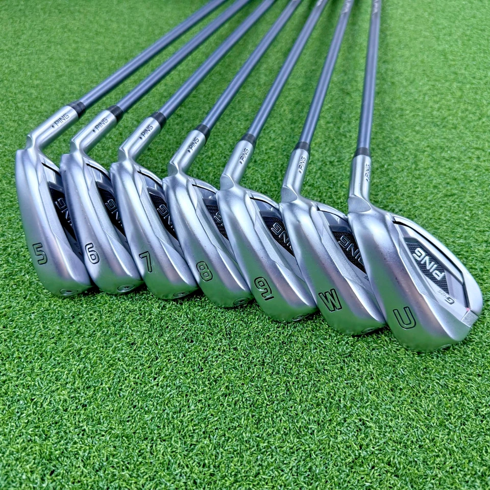 Juego de plancha de punto negro Ping G425 5-PW+VW RH Alta CB AWT eje regular CPZ agarre enorme Foto 4 de 4