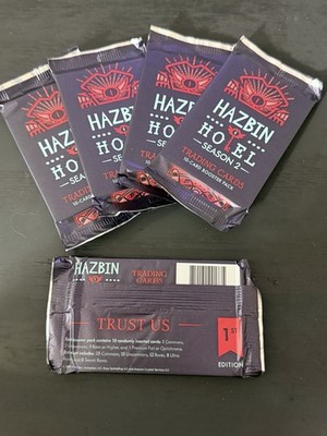 Hazbin Hotel Season 2 1st Edition Sealed 10-Card Pack (1) | eBay