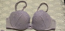 La Perla Primula 36C S Push Up Bra Brief Panty Set Lilac Purple