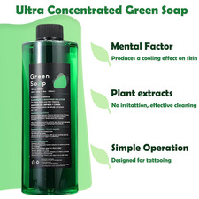 Green Soap Tattoo 16.9OZ 7OZ Foam Bottle Supplies Ultra Concentrated Make 1.3