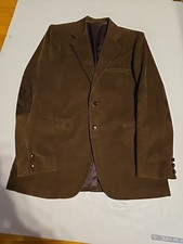 Vntg Circle S ranch Western Wear Sports Jacket Mens 42L Brown Corduroy USA Made
