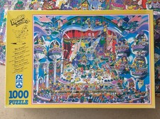 Puzzle 1000 Teile F. X. Schmid, Varieté, Hooroo And The Gang Serie, Comicpuzzle 