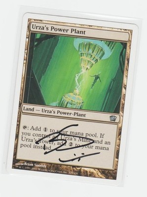 Magic the Gathering ~ Urza's Power Plant ~ LP ~ 8th Ed. ~ Signed by Artist #1