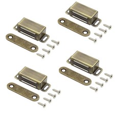 4 Pack Magnetic Door Catch, Heavy Duty Magnetic Cabinet, Stainless Steel Magnet