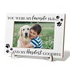 Dog Memorial 4x6 Picture Frame, Pet Memory Photo Frame for Dogs, Dog Loss Sym