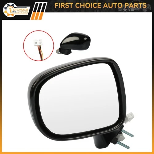 Left Side Mirror Fits 2006-2008 Lexus IS250/350 Power Heated Black Puddle Light