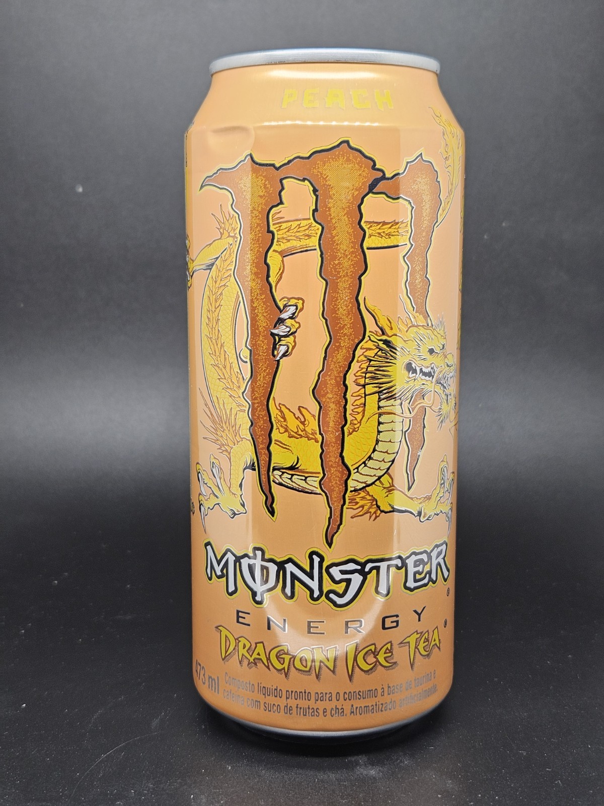 Monster Energy Dragon Ice Tea Melocotón Té Sku 0421 1 x Dosis Completa ¡Raro! Coleccionista