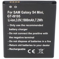 Samsung Galaxy S4 Mini Nachbau Akku, Samsung GT-I9195, Samsung GT-I9190, Samsung