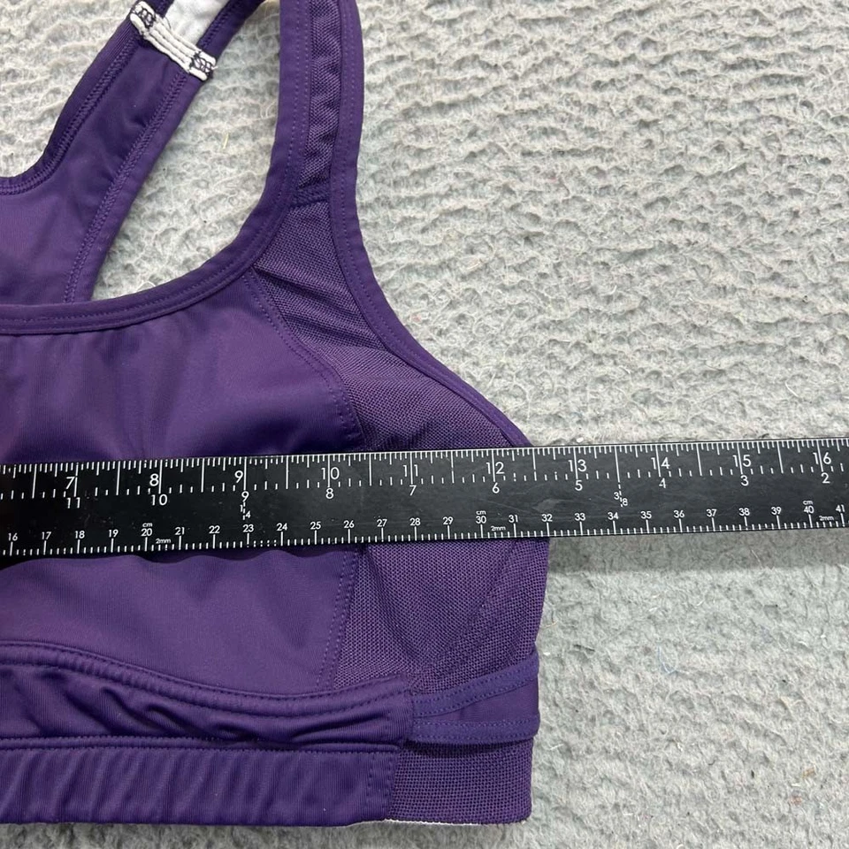 Champion Bra S Sujetador Deportivo 1612 Púrpura Doble Seco Espalda Corredora Foto 3 de 4