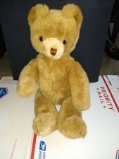1984 Schmid Musical Teddy Bear Plush Wind Up 1984 Plays Pop Goes the Weasel.