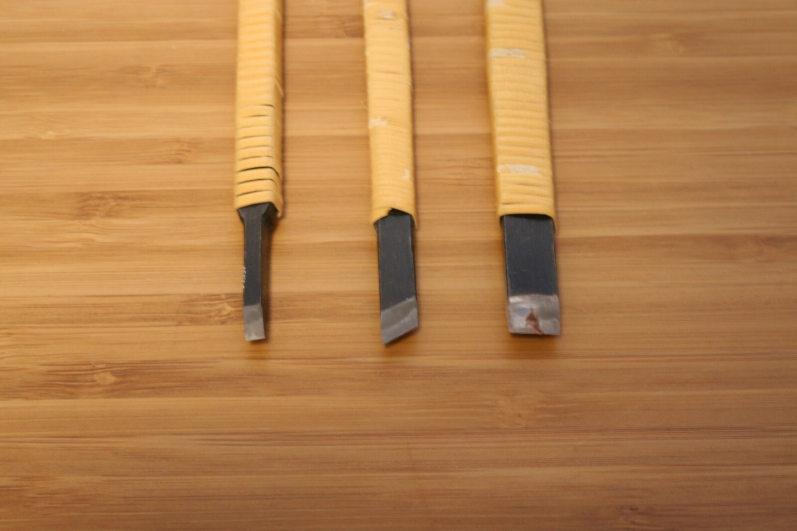Japanese Wood Carving Tools 3PCS JAPAN Chisels eBay