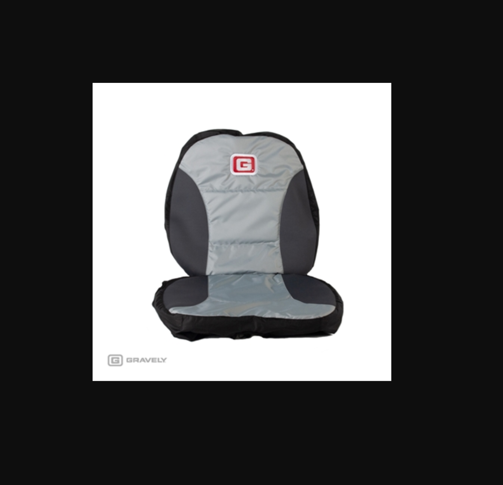 OEM Gravely Lawn Mower Gel Comfort Cushioned Seat Cover w/ Embroidery