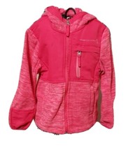 Free Country Girls Full Zip super soft Fleece Jacket Red Size Small