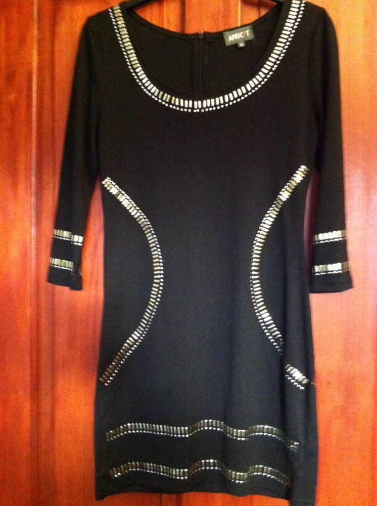 silver studded dress