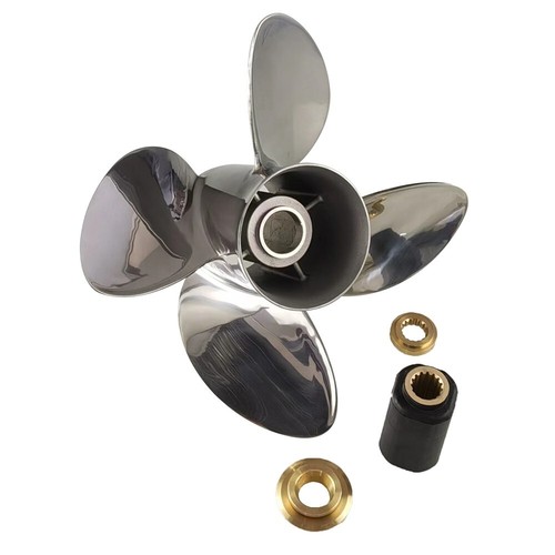 14-1/2"x15" Stainless Steel Outboard Prop for Mercury 90-300HP,15 Spline Tooth - Bild 5 von 10