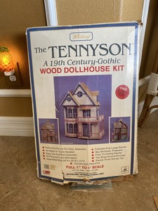 The Tennyson A 19th Century Gothic Wood Dollhouse Kit  eBay