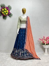 New Launch Chinnon Silk Attractive Lehenga Choli With Dupatta For Women
