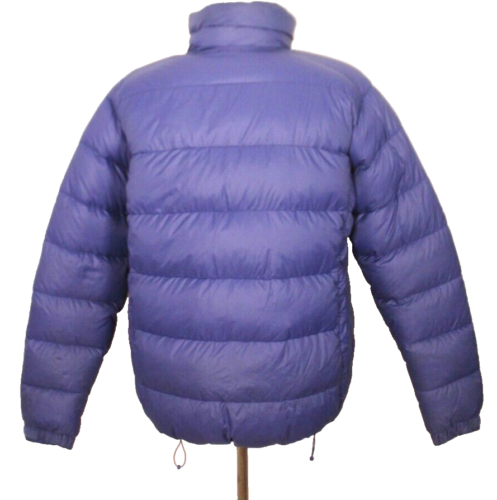 Mont Mens Size L Dark Blue Quilted Down Filled Zip Front Winter Puffer Jacket - Picture 9 of 11