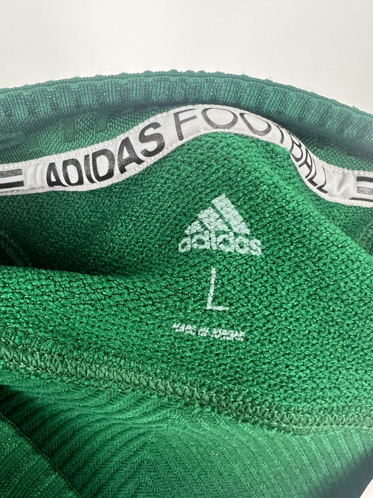 ADIDAS Football Jersey Mens Size L Green DQ3450 Techfit Primeknit Climacool NEW thumbnail 5