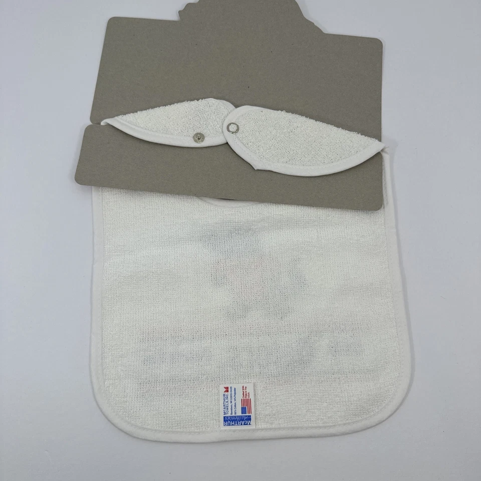 Babero de bebé vintage nuevo con etiquetas NCAA UF Florida Gators toallas Mcarthur fanático de los deportes EE. UU. Foto 3 de 4