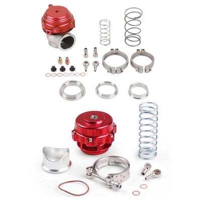 50mm Turbocharger V-Band Blow Off Valve + 44mm MVR External Wastegate  V-flange