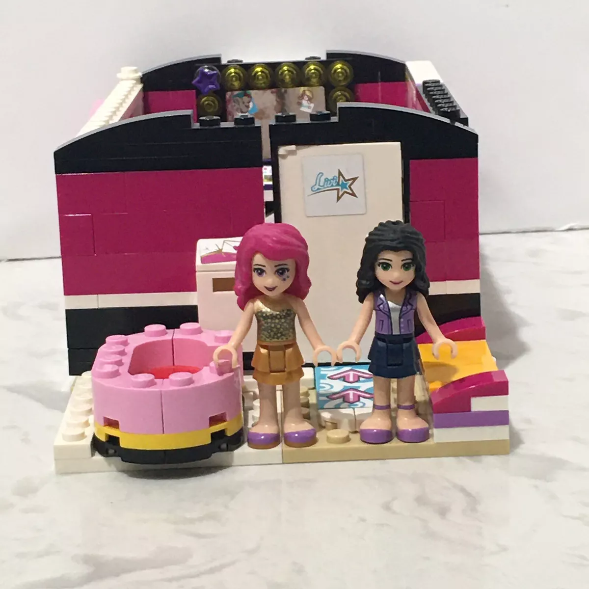 LEGO Friends 41104 Pop Star Dressing Room Incomplete With Minifigures Read