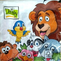 Servietten Birthday Kindergeburtstag Tiere Lustig 20 Stk 33X33 Cm Neu