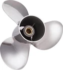 Solas 10 1/4 x 12 Propeller for Suzuki 25 - 30 HP 3 Blade 10 Tooth Stainless Steel