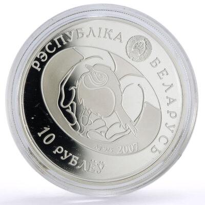 Belarus 10 rubles Conservation Thrush Nightingale Bird Fauna