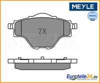 Bremsbelagsatz, Scheibenbremse Meyle 0252582717 FüR Peugeot