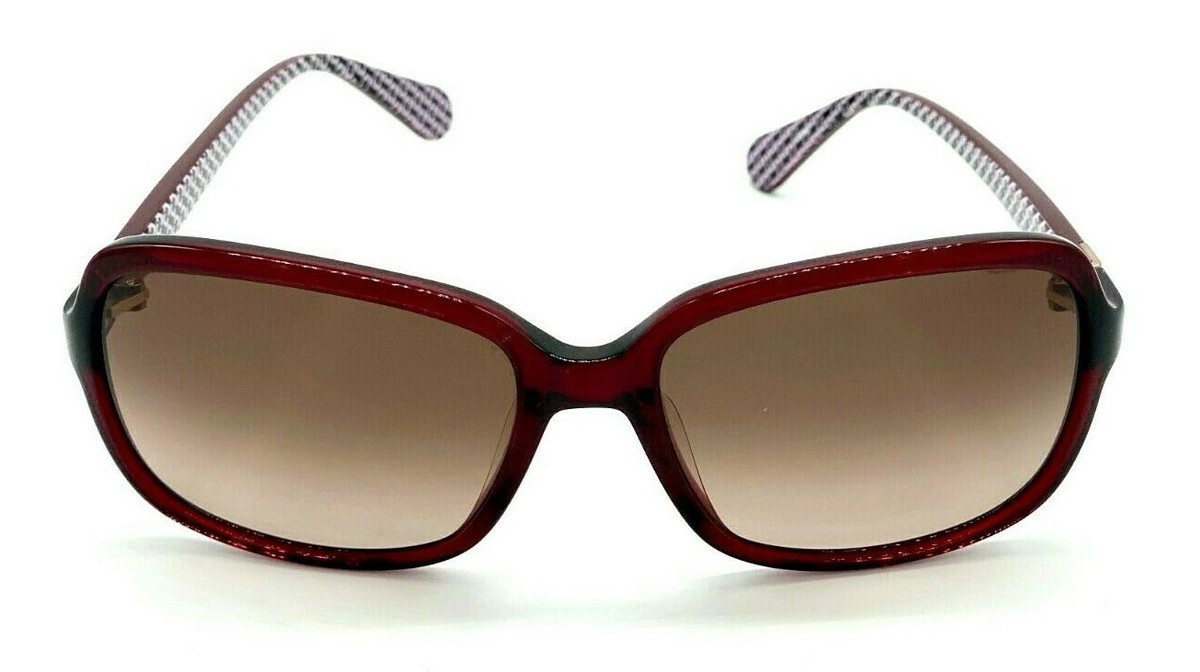 Diane von Furstenberg Ladies Designer Glossy Red / Brown 