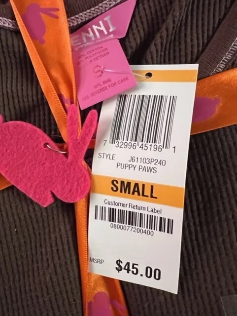 Conjunto de pijama con estampado de pata JENNI para dama talla pequeña **NUEVO** ($45) Foto 2 de 3